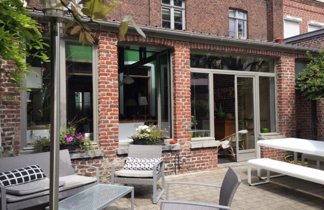 Un extérieur en plein centre ville