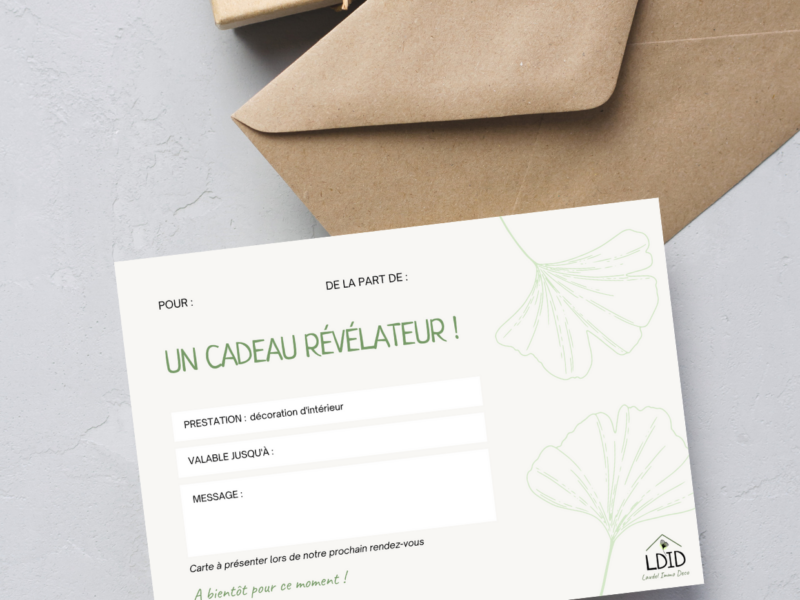 Chèque-cadeau de Noël Classe et Élégant Personnel Ivoire Or Vert (3)