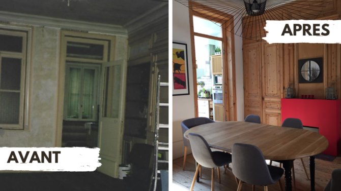Ldid : Avant Après pour une rénovation de maison à Lille